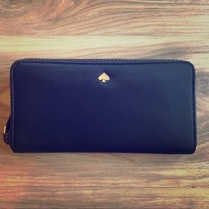 Kate Spade Large Continental Wallet ~ Black